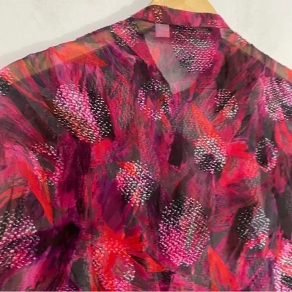 IRO Paulhi printed fil coupé silk-blend chiffon blouse - Picture 10 of 16
